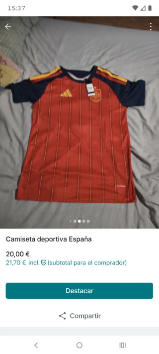 Camiseta deportiva España