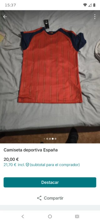 Camiseta deportiva España
