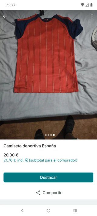 Camiseta deportiva España