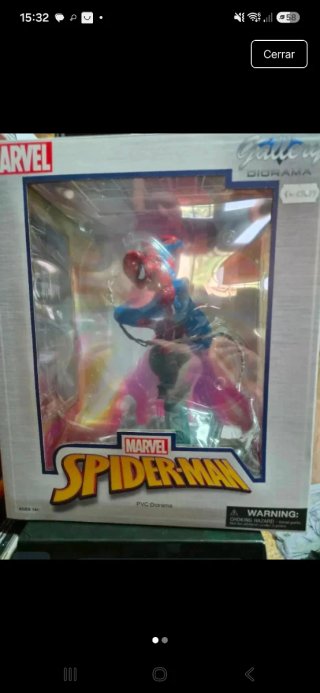 Figura PVC Diorama Spiderman Marvel