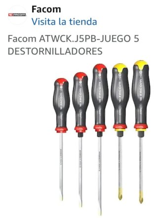 Juego 5 destornilladores Facom PROTWIST