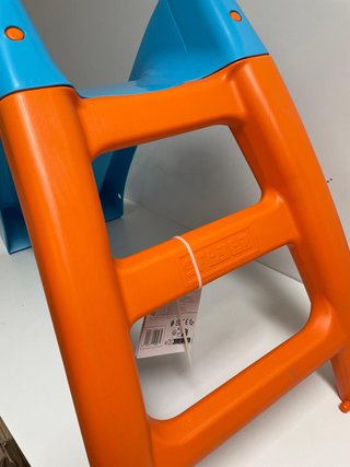 Tobogán infantil FEBER Slide 107 cm azul y naranja