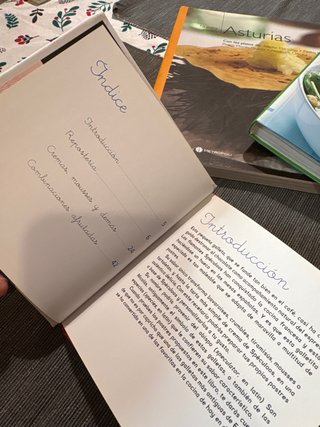 Libros de cocina: Asturiana, Quemagrasa, Galletas