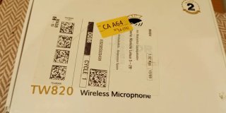 Micrófono TONOR TW-820 UHF Inalámbrico