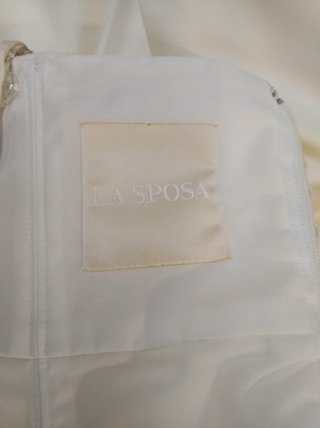 Vestido de Novia Blanco talla 44 La sposa