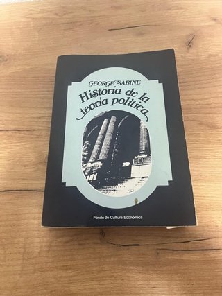 Libro Historia de la teoría política