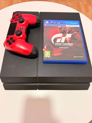PS4 + Controller Rosso + Gran Turismo Sport