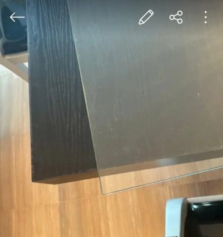 Mesa de salón cristal y metal