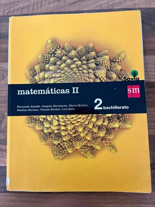Matemáticas II 2 Bachillerato