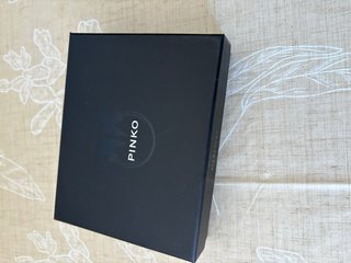 Porta carte Pinko pelle turchese