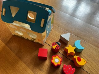 Juego de encaje de madera para bebé
