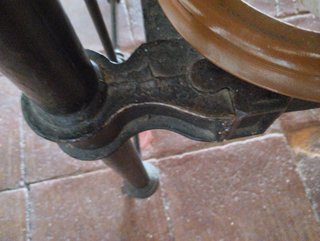 Estructura de cama vintage hierro y latón