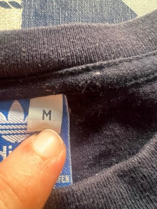 Camiseta Adidas Logo Trefoil Azul Marino Talla L