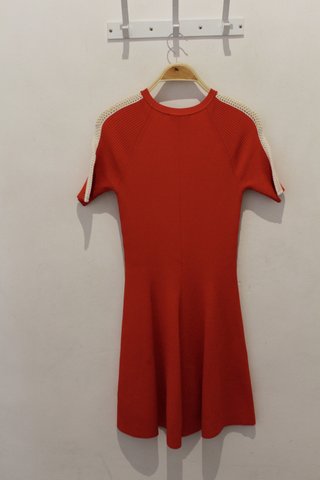 Vestido Tommy Hilfiger rojo talla S