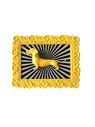 Cornice Barocca/Pop Art - Bassotto