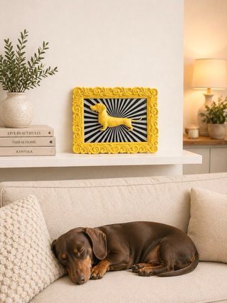 Cornice Barocca/Pop Art - Bassotto