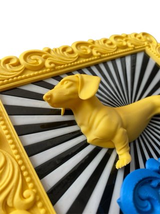 Cornice Barocca/Pop Art - Bassotto
