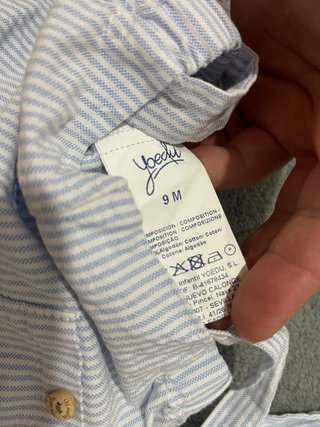 Conjunto bebé tirantes rayas