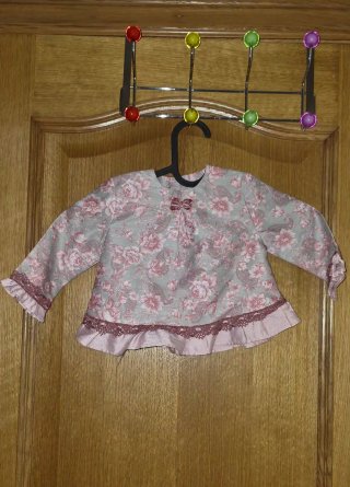 Conjunto Vestido,Ranita,Capota Coco Acqua 18 Meses