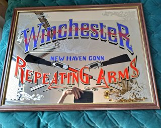 Espejo Publicitario Winchester Repeating Arms