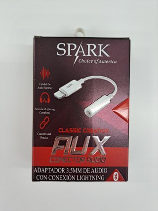 Adaptador Lightning Aux Spark