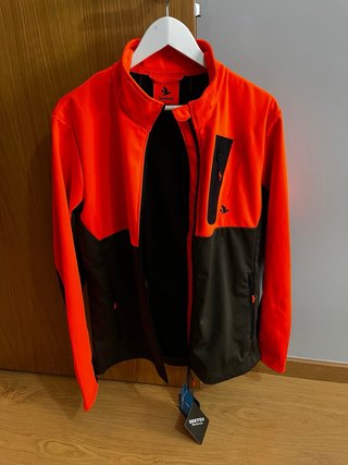 Chaqueta Caza Seeland Naranja y verde