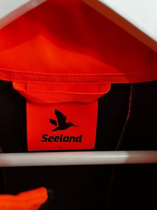 Chaqueta Caza Seeland Naranja y verde