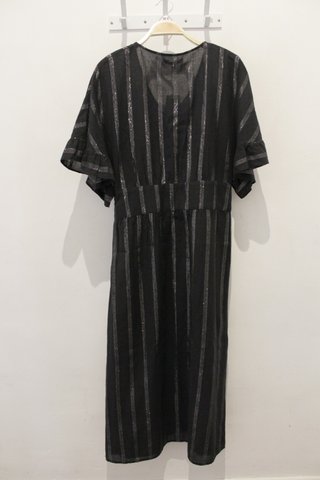 Vestido midi Amitié negro Nuevo talla M