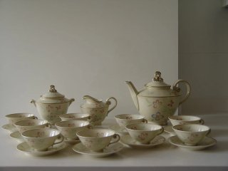 Limoges antiguo inusual té o café