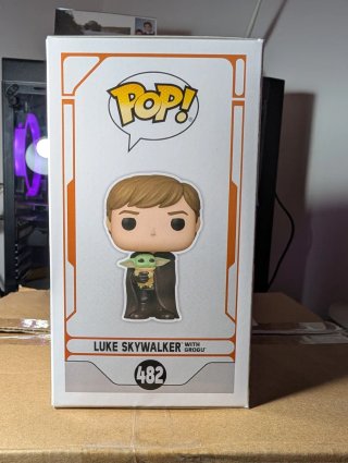 Funko Pop! Star Wars 482 Luke Skywalker con Grogu