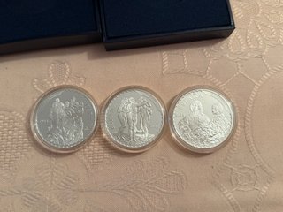 Las monedas 10 euros platas