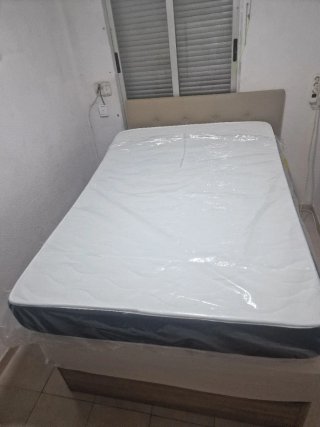 Cama Somier y Colchón 135x190