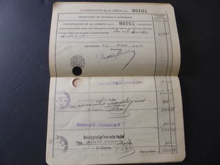 Libreta Antigua C. Ahorros Provincial Gipuzkoa
