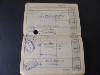 Libreta Antigua C. Ahorros Provincial Gipuzkoa