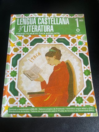Libro de lengua castellana y literatura de 1bachi