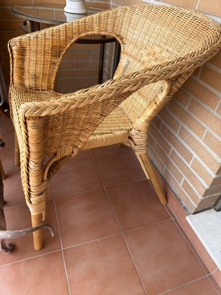 2 Sillas de mimbre Ikea (2 unidades)