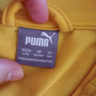 Chaqueta Puma Amarilla con Banda Negra