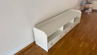 Mueble TV Blanco IKEA Hauga - Nuevo
