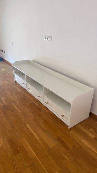 Mueble TV Blanco IKEA Hauga - Nuevo