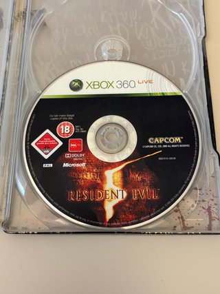 resident evil 5 xbox 360 steelbook edition pal ita
