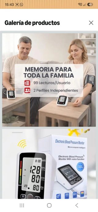 Tensiómetro Digital de Brazo nuevo precintado