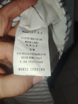 Completo gilet donna con pantaloni a righe