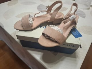 Sandalias Marypaz Talla 40 Beige