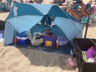 Sombrilla Decathlon para bebés