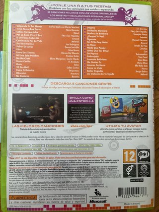 Lips Xbox 360 Canta en Español