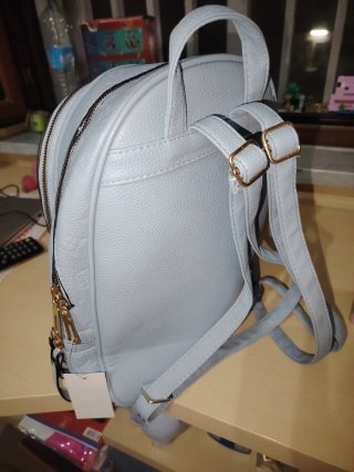 Zaino azzurro donna
