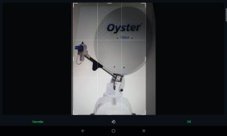 Antena parabólica oyster 85cm autocaravana automát