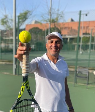 Clases de tenis en grupos