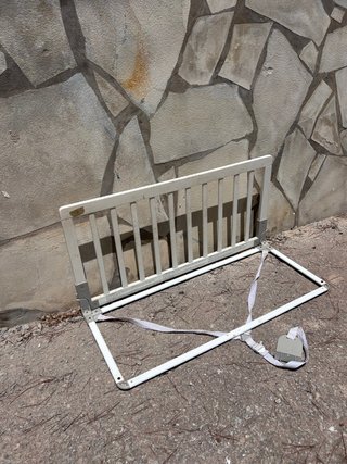 Barrera de Cama Infantil Blanca