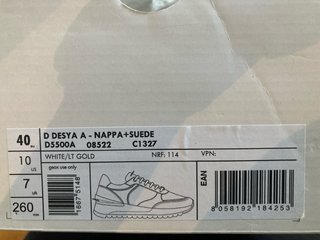 Bambas Geox de piel, blancas, sin estrenar, núm 40